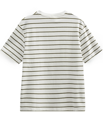 Anerkjendt - AKVillads Structure Stripe T-Shirt - Tofu